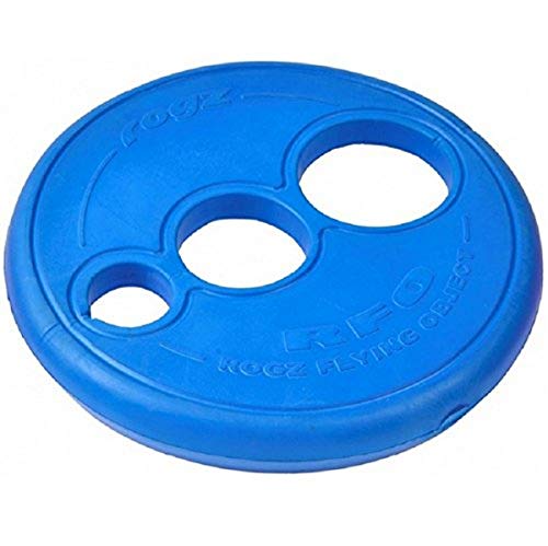 ROGZ RF01-B Flying Object Dog Throwing Disc Toy/Wurfspielzeug/Frisbee, blau von Rogz