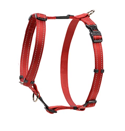 ROGZ SJ06-C Utility Hundegeschirr/Fanbelt, L, rot von Rogz