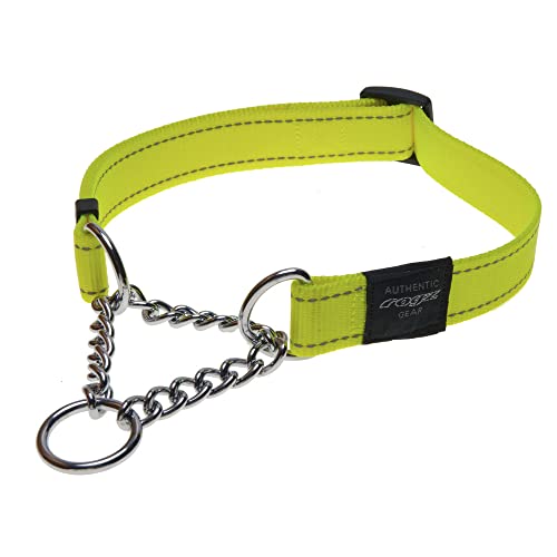 ROGZ HC06-H Utility Stop- Halsband/Fanbelt, L, gelb von Rogz