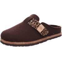 Rohde Pantoffel "MERAN", Hausschuh, Clog, Schlappen mit Klettriemchen von Rohde