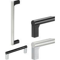 Rohde UR-15.120.B01 Universalgriff Schwarz, Silber (L x B x H) 135 x 15 x 43.5mm 3St. von Rohde