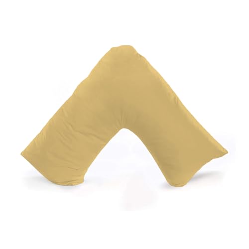 Rohi Latte V Shaped Pillowcase - Soft & Breathable V Pillow Cover - Hypoallergenic Easy Care Triangle Pillow Case - Envelope Closure - Back Support Orthopaedic Nursing V Pillow Cases Cover only Cover Rohi Latte V Shaped Pillowcase - Soft & Breathable V Pillow Cover - Hypoallergenic Easy Care Triangle Pillow Case - Envelope Closure - Back Support Orthopaedic Nursing V Pillow Cases Cover only Cover von Rohi