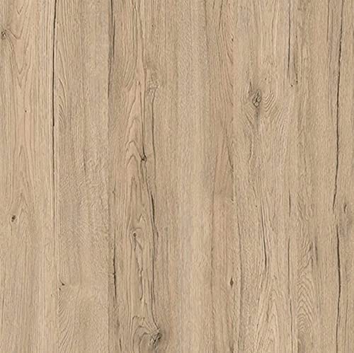[15,44€/m²] Klebefolie in Holz-Optik - WUNSCHMAß inkl. Rakel & E-Book I Selbstklebende Holz Folie für Möbel & Küche - hitzebeständig & abwaschbar I Möbelfolie Holzdekor (SANREMO SAND, LFM x 90cm) von Rohr-Trading.SURFACES