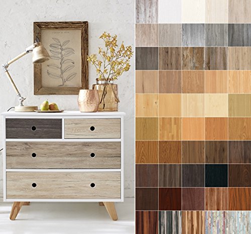 [14,28€/m²] Klebefolie in Holz-Optik inkl. Rakel & eBook I versch. Dekore & Maße I Selbstklebende Folie Holz für Möbel Küche Tür & Deko I Möbelfolie Holzdekor (Tirolbuche, 200 x 67,5cm) von Rohr-Trading.SURFACES
