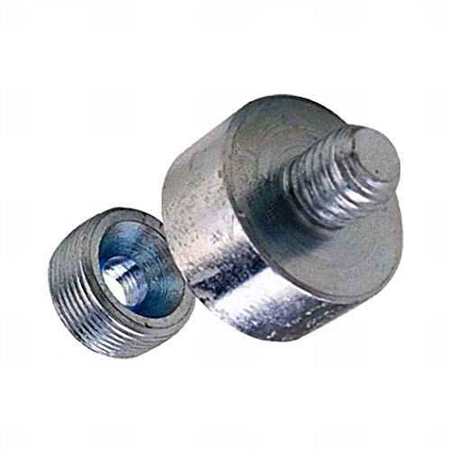 1 Stück Fassaden - Adapter M-10 mm Stahl - Verzinkt von Rohrschellen & Stockschrauben