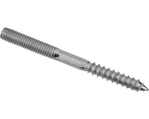 2 Stockschrauben 10 mm Verzinkt m. 6-kant Schlüsselfläche & Torxeinsatz (10x80 bis 10x200 mm) (10x80 mm) von Rohrschellen & Stockschrauben