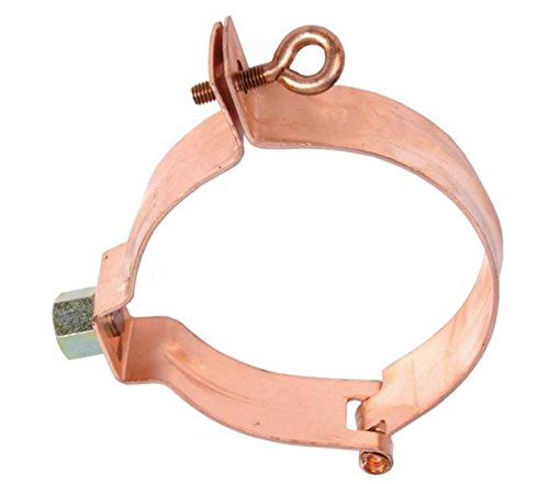 Rohrschellen M-10 Kupfer für Regenrohre in den Größen 60, 76, 80, 87 und 100 mm (60 mm) von Rohrschellen & Stockschrauben