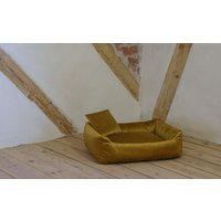 Kuschelsofa Samt senf Gr.3 Kuschelsofa Samt senf Gr.3 von Rohrschneider