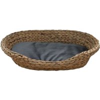 Tierbett-Wasserhyazinthe Samt grau Gr.2 Tierbett-Wasserhyazinthe Samt grau Gr.2 von Rohrschneider