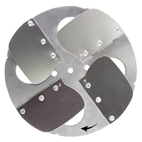 ROKAMAT Glätteteller mit Stahlklingen - Ø200mm - 2er Pack - Zum Glätten von Beton und anderen glättfähigen Oberflächen von Rokamat