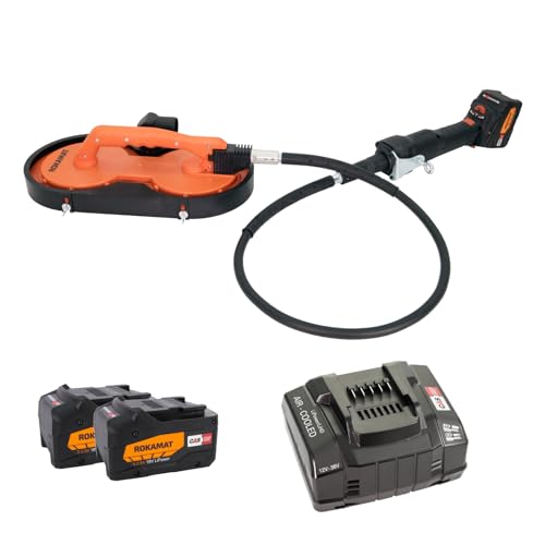 ROKAMAT CHAMELEON CX Akku-Universalmaschine – Schleifmaschine für Profihandwerker, All-in-One Glättmaschine, Poliermaschine & Reinigungsmaschine – inkl. 2x Akku 5,2Ah & Schnell-Ladegerät von Rokamat