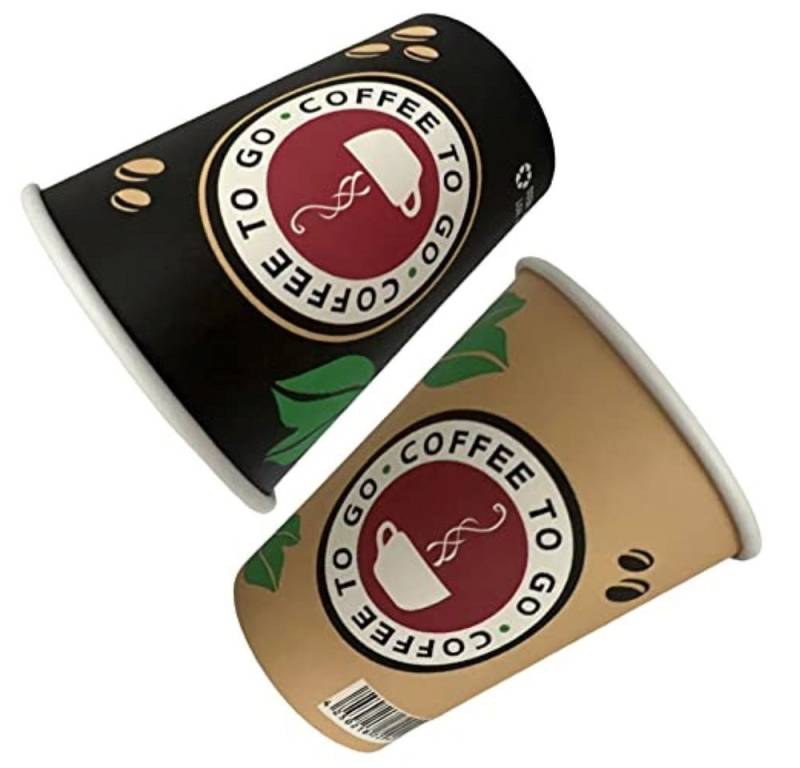 Roland Germany Coffee-to-go-Becher Roland 1000 Coffee To Go Becher 300 ml l Trinkbecher Pappe Hartpapier von Roland Germany