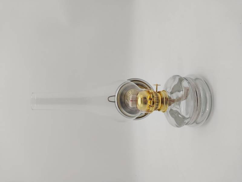 Roland Germany Tageslichtlampe PETROLEUMLAMPE MODERN FARBLOS 33,5 cm von Roland Germany