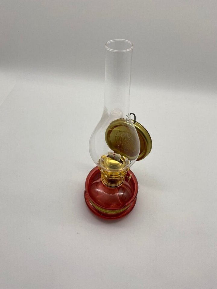 Roland Germany Tisch-Tageslichtlampe PETROLEUMLAMPE MODERN 33,5 cm in rotem Design von Roland Germany