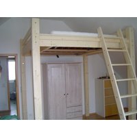 Bauplan, Hochbett Simmi, Für Kinder, Bett Jugendliche Liegefläche 200 X 140, Bettfläche 190 | +Ablage, Kinderbett, Stockbett von RolandsBauplaene