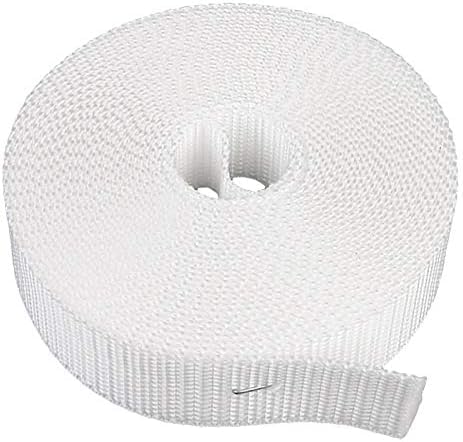 12 meter Maxi Rolladengurt 23 mm Breite weiß original ROLATEC Kleinrolle für Fenster oder Tür von Rolatec