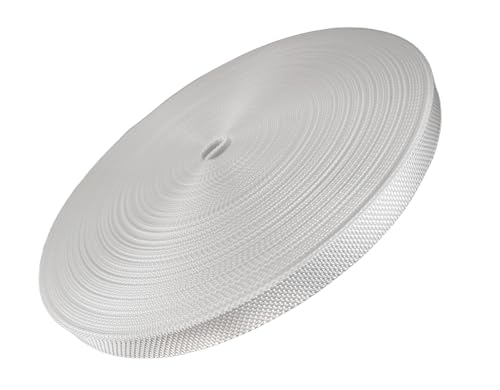 Rolatec Premium Rolladengurt 50 Meter Rolle weiß 23 mm Breite verstärkt Maxi Gurtband - Made in Germany Rolatec Premium Rolladengurt 50 Meter Rolle weiß 23 mm Breite verstärkt Maxi Gurtband - Made in Germany von Rolatec