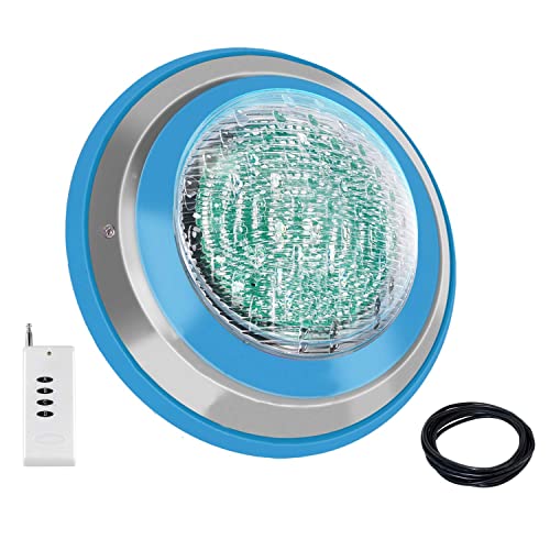 Roleadro Poolbeleuchtung, 47W RGB Multi LED Pool Licht Unterwasser mit Farbwechsel, IP68 Wasserdicht Schwimmbadbeleuchtung für Teichbeleuchtung, Pool Dekoration, 12V AC/DC von Roleadro