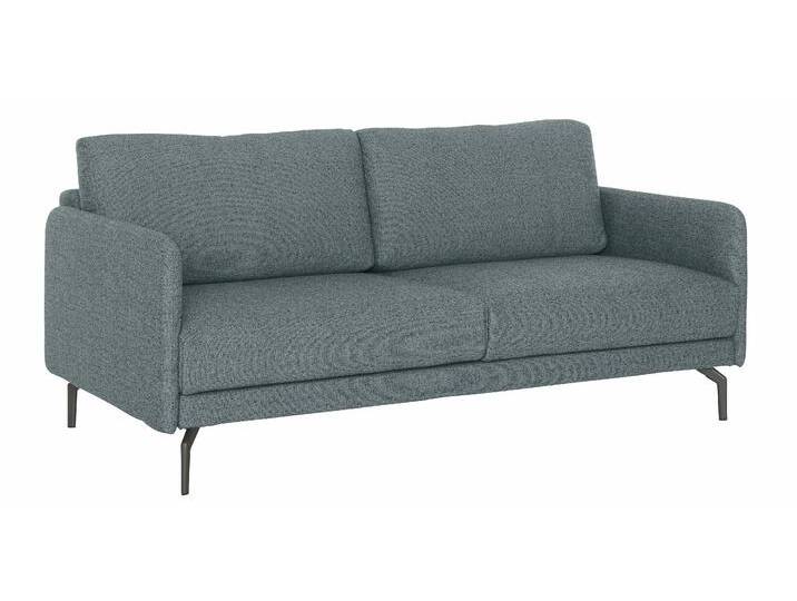 3-Sitzer CR.450, Designsofa, edles Sofa, Loungesofa, Ledersofa, klares Design , grau (wasserblau, steingrau 044, 72), B:190cm H:85cm T:95cm, NaturLEDER OSKAR (echtes Rindsleder);Chenille COCO (72% Polyester 15% Baumwolle 13% Polyacryl), CREATION BY ROLF BENZ, Sofas, Armlehne sehr schmal, Breite 190 cm, Alugussfuß Umbragrau von Rolf-Benz