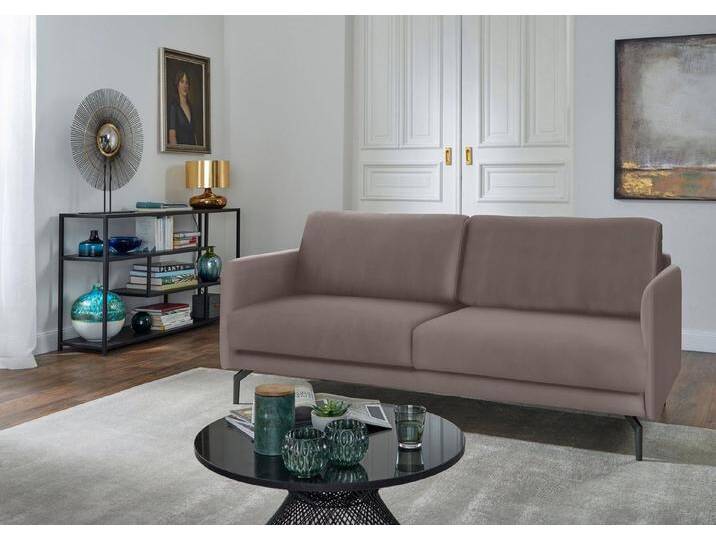 Creation BY ROLF BENZ 2-Sitzer CR.450, Designsofa, Loungesofa, Armlehne sehr schmal, Alugussfüße in umbragrau, Breite 150 cm, beige grau von Rolf-Benz
