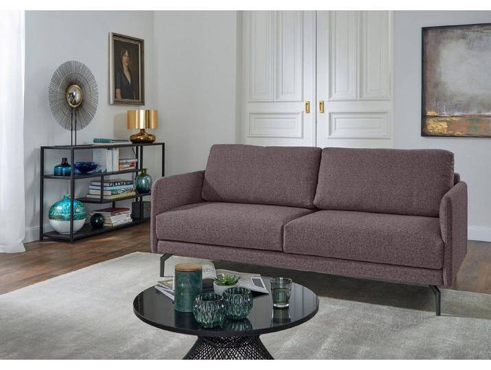 Creation BY ROLF BENZ 2-Sitzer CR.450, Designsofa, Loungesofa, Armlehne sehr schmal, Alugussfüße in umbragrau, Breite 150 cm, grau von Rolf-Benz