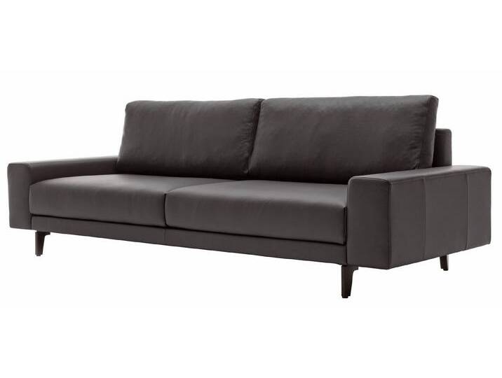 Creation BY ROLF BENZ 3-Sitzer CR.450, Designsofa, Loungesofa, Armlehne breit niedrig, Alugussfüße in umbragrau, Breite 220 cm, braun grau von Rolf-Benz