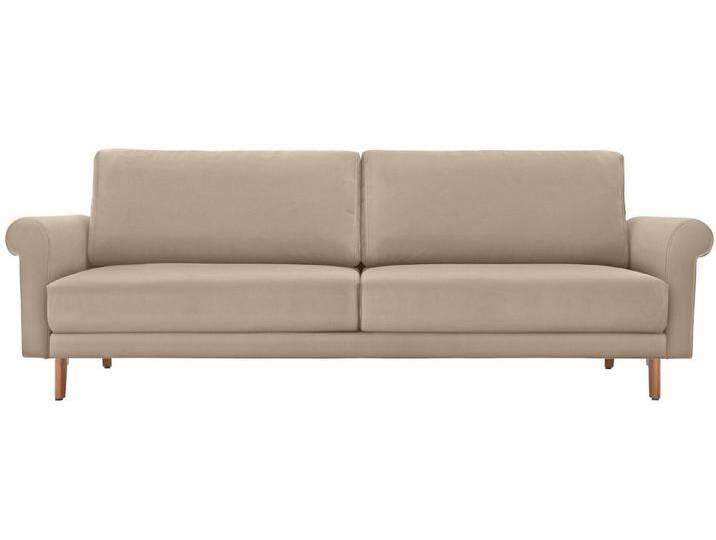 Creation BY ROLF BENZ 3-Sitzer CR.450, Designsofa, Loungesofa, modern Landhaus, Breite 208 cm, Füße in Nussbaum, beige, beige 534-20 von Rolf-Benz