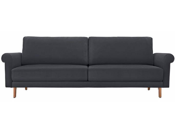Creation BY ROLF BENZ 3-Sitzer CR.450, Designsofa, Loungesofa, modern Landhaus, Breite 208 cm, Füße in Nussbaum, schwarz, signalschwarz 534-58 von Rolf-Benz