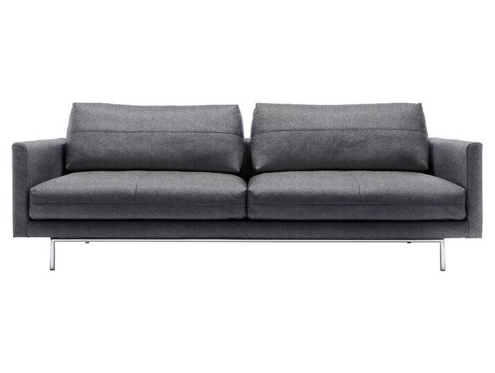 Creation BY ROLF BENZ 4-Sitzer CR.414, Designsofa, Loungesofa, Wahlweise aus Leder oder Chenille, grau, anthr-swgr von Rolf-Benz