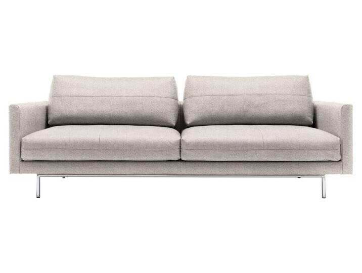 Creation BY ROLF BENZ 4-Sitzer CR.414, Designsofa, Loungesofa, Wahlweise aus Leder oder Chenille, grau, seidengrau von Rolf-Benz