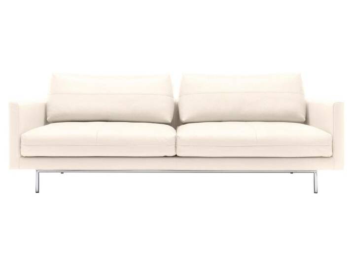 Creation BY ROLF BENZ 4-Sitzer CR.414, Designsofa, Loungesofa, Wahlweise aus Leder oder Chenille, weiß, perlweiß von Rolf-Benz