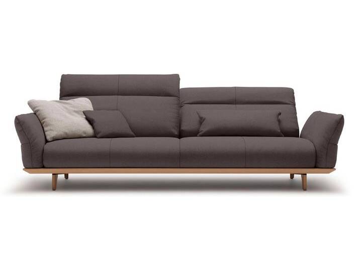Creation BY ROLF BENZ 4-Sitzer CR.460 Designsofa mit erstklassigem Sitzkomfort, Sockel in Eiche, Füße Eiche natur, Breite 248 cm, grau von Rolf-Benz