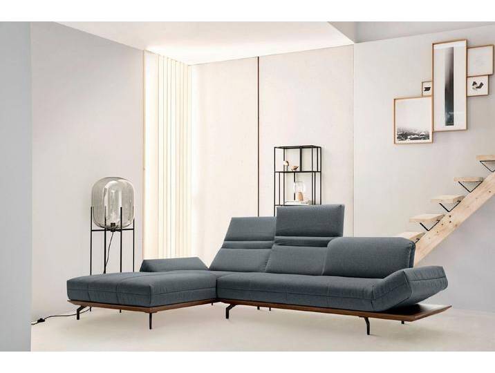 Creation BY ROLF BENZ Ecksofa CR.420, Designecksofa, L-Form, in 2 Qualitäten, Holzrahmen in Eiche Natur oder Nußbaum, Breite 293 cm von Rolf-Benz