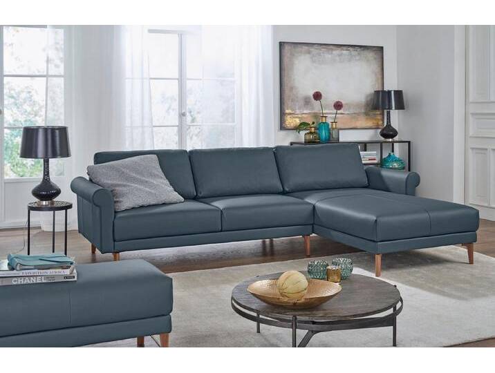 Creation BY ROLF BENZ Ecksofa CR.450, Designecksofa, Polsterecke, L-Form, 282/178 cm (B/T), abgerundete Armlehne Schnecke, modern Landhaus, Leder oder Chenille von Rolf-Benz