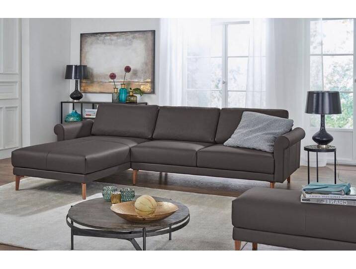 Creation BY ROLF BENZ Ecksofa CR.450, Designecksofa, Polsterecke, L-Form, 282/178 cm (B/T), abgerundete Armlehne Schnecke, modern Landhaus, Leder oder Chenille von Rolf-Benz