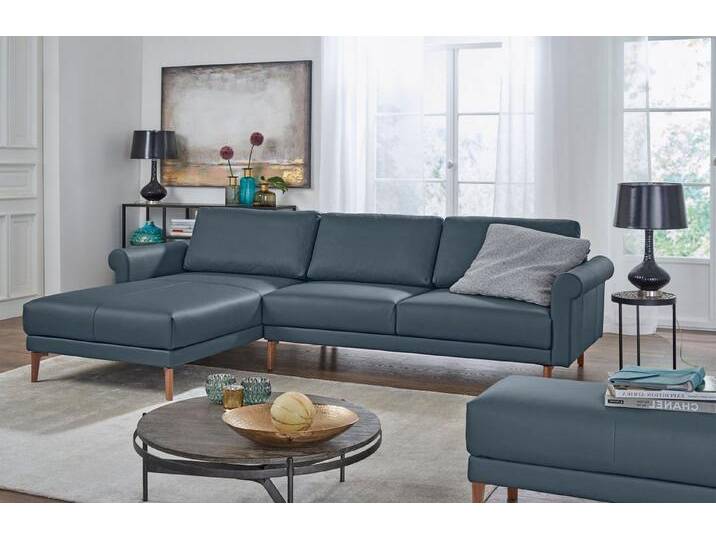Creation BY ROLF BENZ Ecksofa CR.450, Designecksofa, Polsterecke, L-Form, 282/178 cm (B/T), abgerundete Armlehne Schnecke, modern Landhaus, Leder oder Chenille von Rolf-Benz