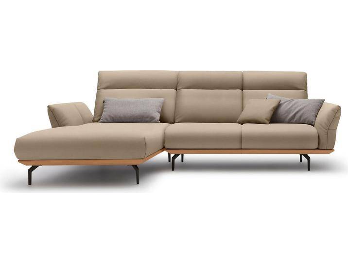 Creation BY ROLF BENZ Ecksofa CR.460, Sockel in Eiche, Alugussfüße in umbragrau, Breite 298 cm von Rolf-Benz