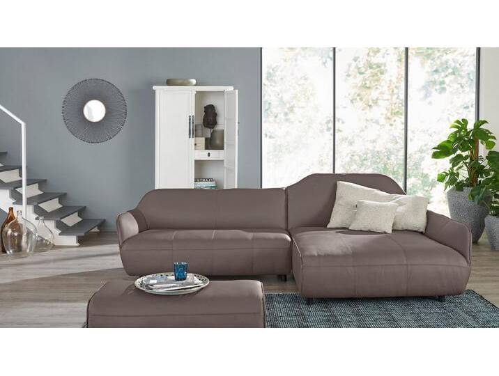 Creation BY ROLF BENZ Ecksofa CR.480, Designecksofa, L-Form, Wahlweise aus Leder oder Chenille, beige grau, beigegrau 534-26 von Rolf-Benz