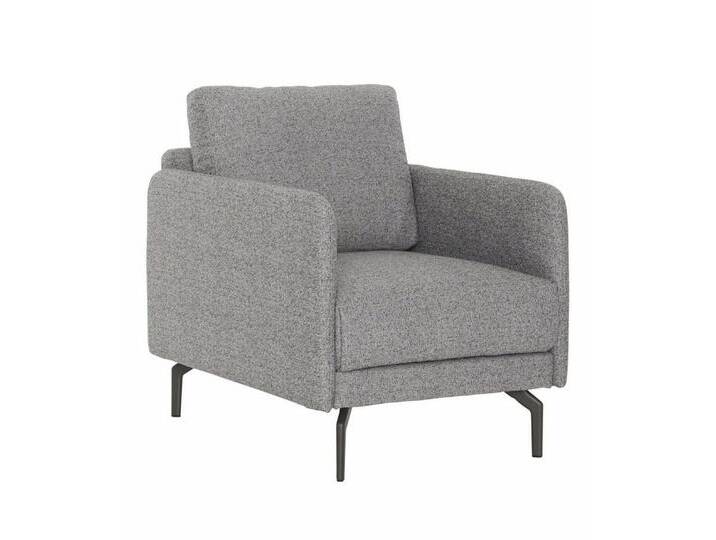 Creation BY ROLF BENZ Sessel CR.450, Designsessel, Loungesessel, Armlehne sehr schmal, Breite 70 cm, Alugussfuß Umbragrau, grau schwarz von Rolf-Benz
