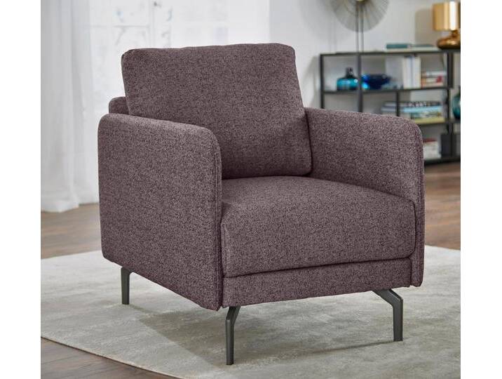 Creation BY ROLF BENZ Sessel CR.450, Designsessel, Loungesessel, Armlehne sehr schmal, Breite 70 cm, Alugussfuß Umbragrau, grau von Rolf-Benz