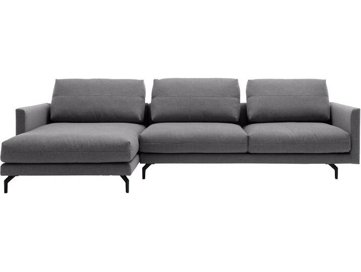 Ecksofa CR.414, Designecksofa, Polsterecke, L-Form , grau (lichtgrau, schwarzgrau), B:300cm H:91cm T:172cm, CREATION BY ROLF BENZ, Sofas, wahlweise aus feinstem Rindsleder oder hochwertigem Chenille von Rolf-Benz