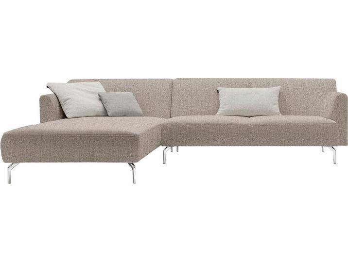 Ecksofa CR.446 Designsofa mit erstklassigem Sitzkomfort, Breite 317cm , beige (graubeige, natur coco), B:317cm H:82cm T:179cm, Chenille COCO (72% Polyester, 15% Baumwolle, 13% Polyacryl), CREATION BY ROLF BENZ, Sofas, in minimalistischer, schwereloser Optik, Breite 317 cm von Rolf-Benz