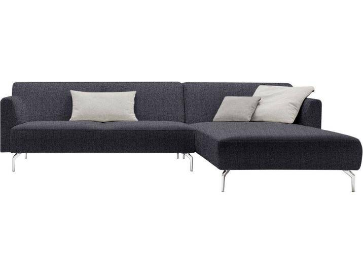 Ecksofa CR.446 Designsofa mit erstklassigem Sitzkomfort, Breite 317cm , schwarz (anthrazitgrau, schwarzgrau coco), B:317cm H:82cm T:179cm, Chenille COCO (72% Polyester, 15% Baumwolle, 13% Polyacryl), CREATION BY ROLF BENZ, Sofas, in minimalistischer, schwereloser Optik, Breite 317 cm von Rolf-Benz