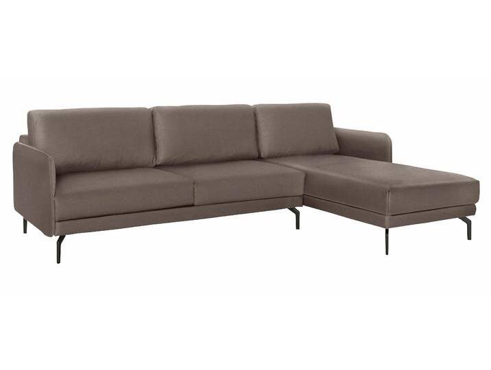 Ecksofa CR.450, Designecksofa, L-Form , beige (beigegrau 534, 26), B:274cm H:85cm T:178cm, Chenille COCO (72% Polyester 15% Baumwolle 13% Polyacryl);Leder OSKAR, CREATION BY ROLF BENZ, Sofas, Armlehne sehr schmal, Breite 274 cm, Alugussfuß Umbragrau von Rolf-Benz