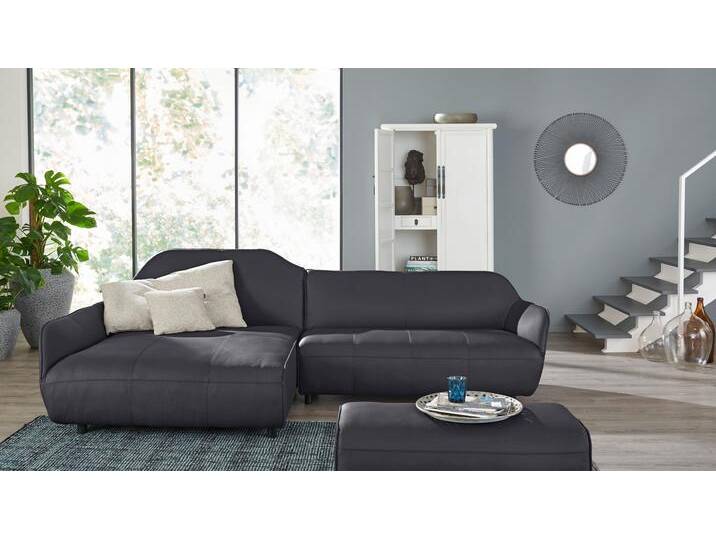 Ecksofa CR.480, Designecksofa, L-Form , schwarz (signalschwarz 534, 58), B:298cm H:91cm T:164cm, Luxus-Microfaser (100% Polyester), CREATION BY ROLF BENZ, Sofas, Wahlweise aus Leder oder Chenille von Rolf-Benz