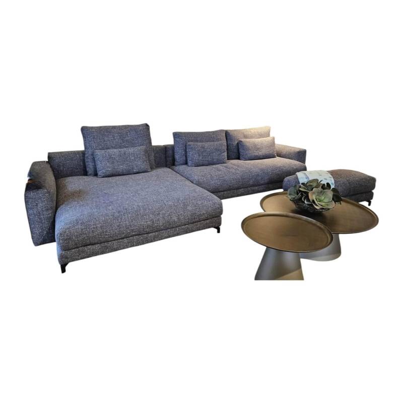 Ecksofa Nuvola Stoff 26.380 Schwarzblau Grau Blau Füße Stahl Schwarz Pulverbesch... Ecksofa Nuvola Stoff 26.380 Schwarzblau Grau Blau Füße Stahl Schwarz Pulverbesch... von Rolf Benz