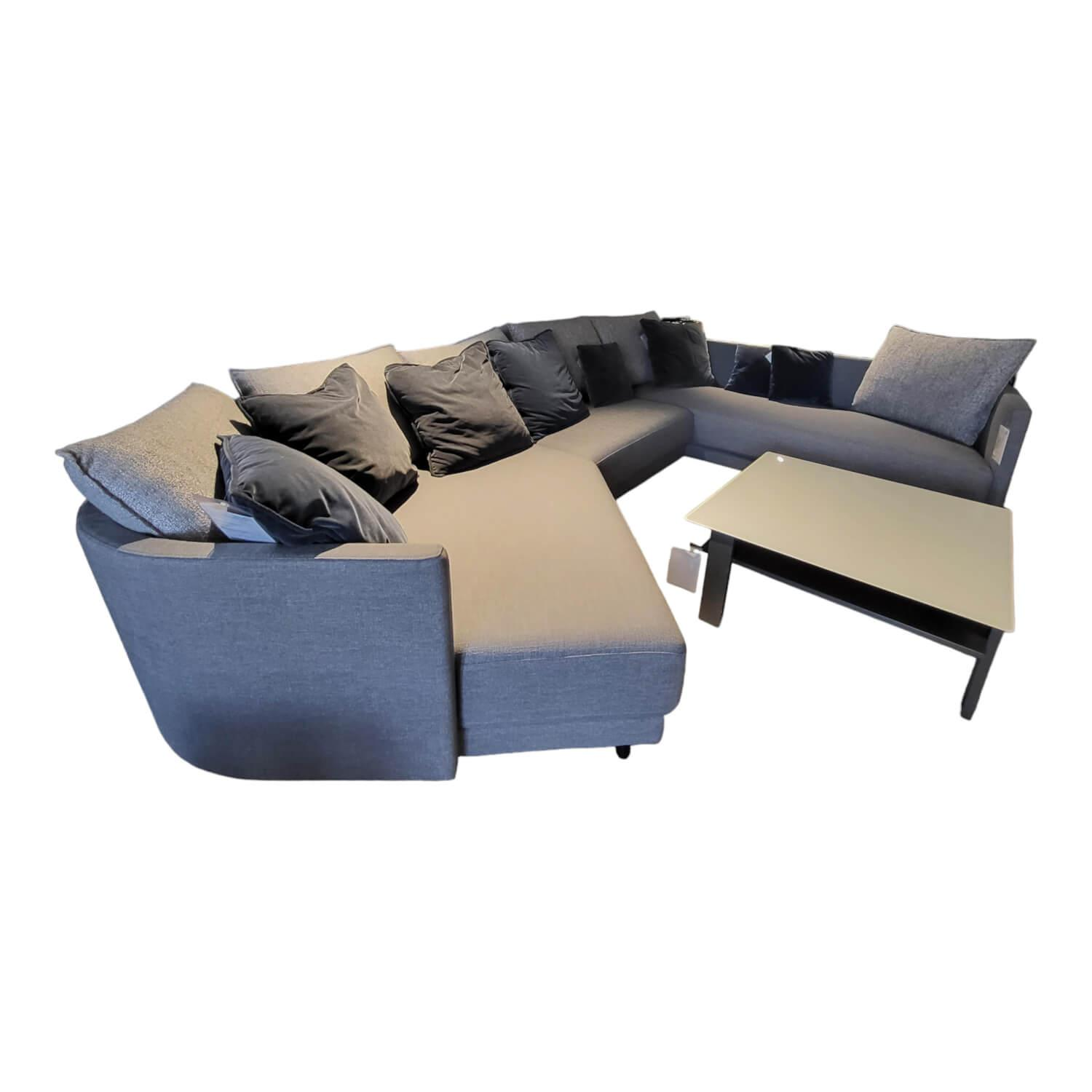 Ecksofa Wohnlandschaft Onda Bezug Stoff 05.464 Eisengrau Füße Massivholz Eiche S... Ecksofa Wohnlandschaft Onda Bezug Stoff 05.464 Eisengrau Füße Massivholz Eiche S... von Rolf Benz