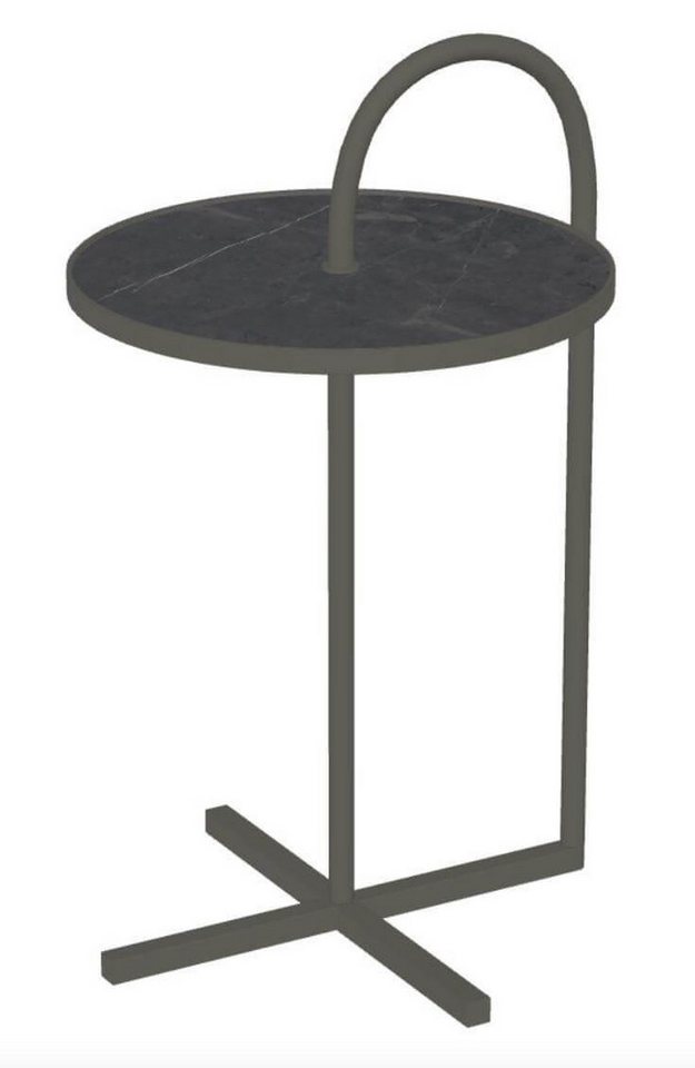Rolf Benz Couchtisch Couchtisch 902-222 Einlegeplatte Naturstein Geledert Graphit Braun von Rolf Benz