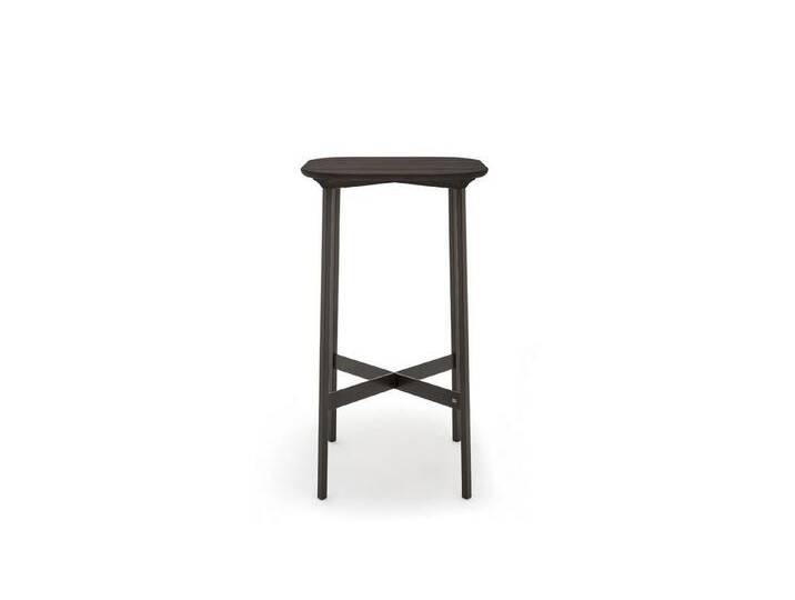 Rolf Benz Stehtisch ROLF BENZ Stehtisch 935 Eiche schwarz Metall schwarz B65 H100, schwarz von Rolf-Benz