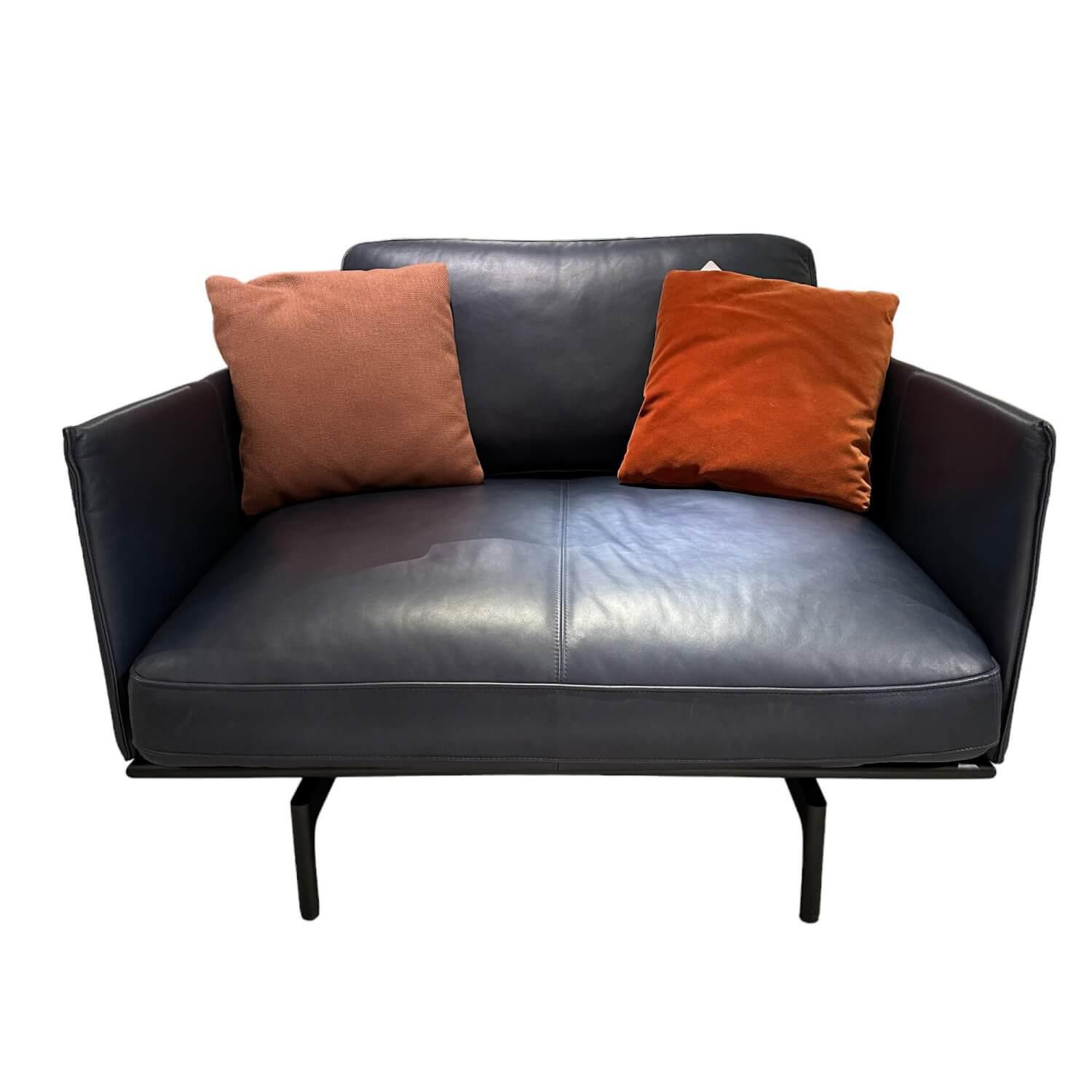 Sessel 536 Liv Smart Leder 42 103 Dunkelschwarzblau Gestell Aluminium Verkehrssc... Sessel 536 Liv Smart Leder 42 103 Dunkelschwarzblau Gestell Aluminium Verkehrssc... von Rolf Benz